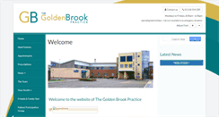 Desktop Screenshot of goldenbrookpractice.co.uk