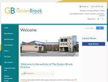 Tablet Screenshot of goldenbrookpractice.co.uk